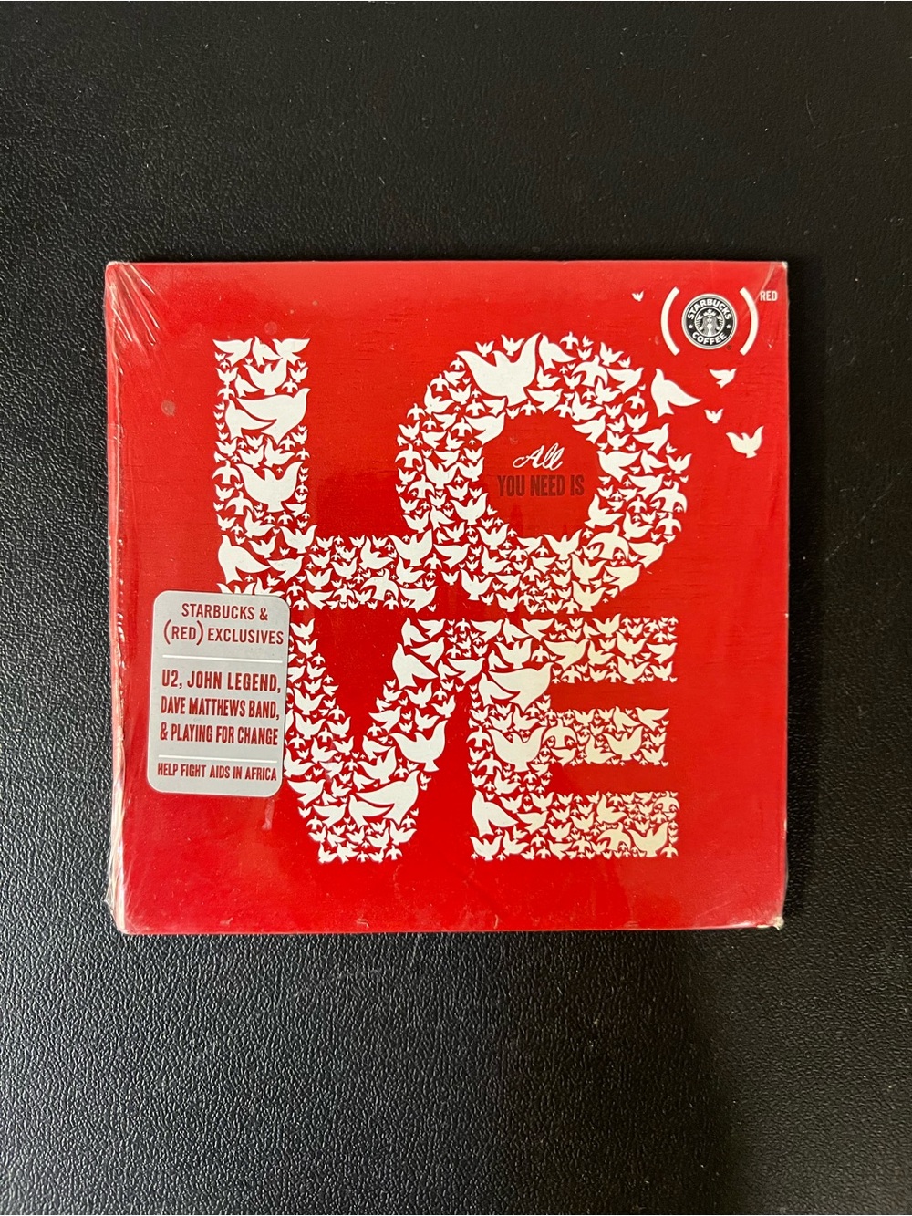 All You Need Is Love - Starbucks & Red Exclusives (CD, 2009) New Sealed